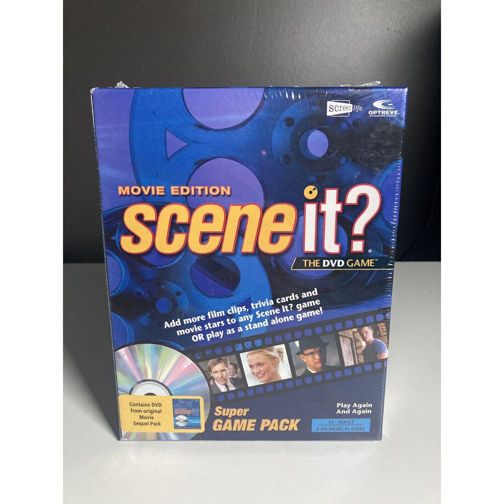 Movie Edition Scene It? The DVD Game • Super Game Pack • NEW Sealed in Package